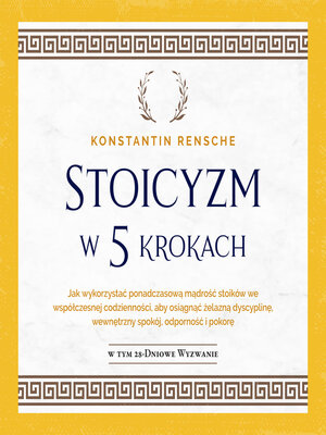 cover image of Stoicyzm w 5 krokach